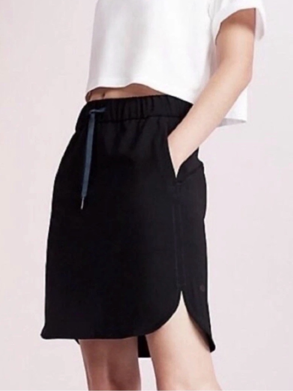 NWT Lululemon On the Fly Skirt Luxstreme Fabric *Not Sold Anymore* Black Rare